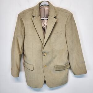 StudioSuits Corduroy Blazer Mens 40S Tan Suit Jacket Sport Coat Androgynous